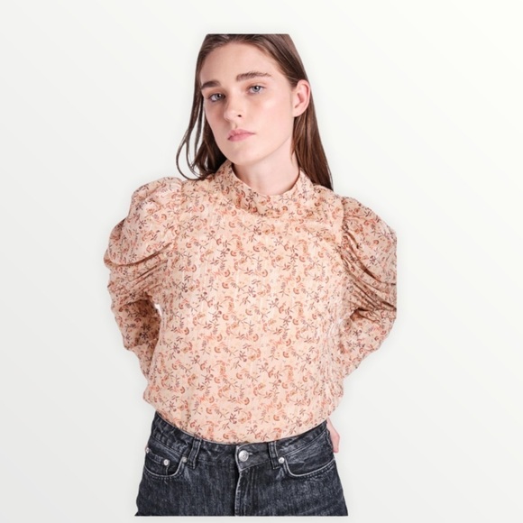 NEW EN SAISON REVOLVE Adele Floral Blouse, Small - Picture 8 of 14